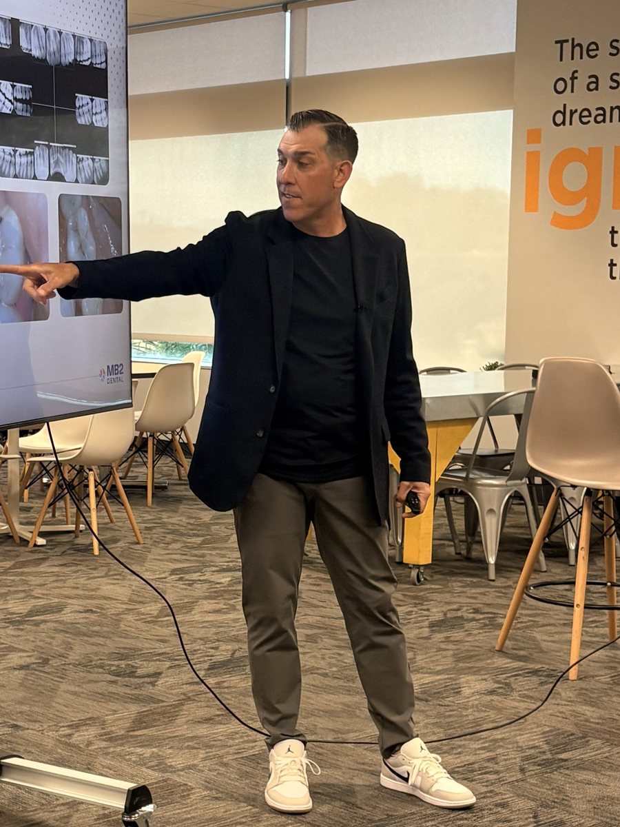 Dr. David Chotiner presenting at a speaking engagement